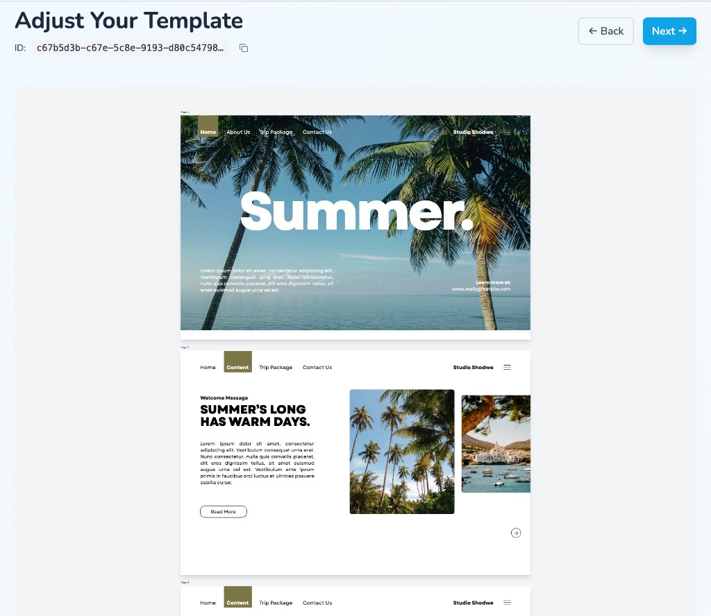 Multi-page Imports